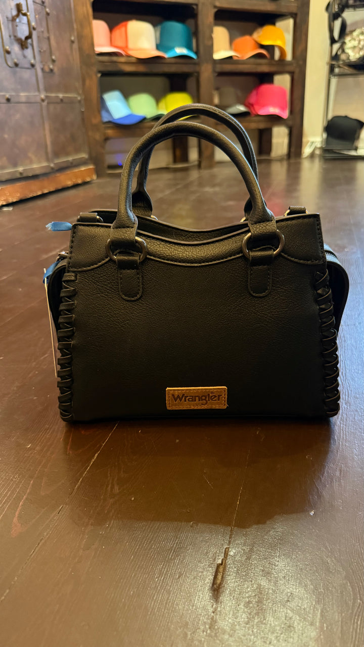 Wrangler Black Leather Handbag