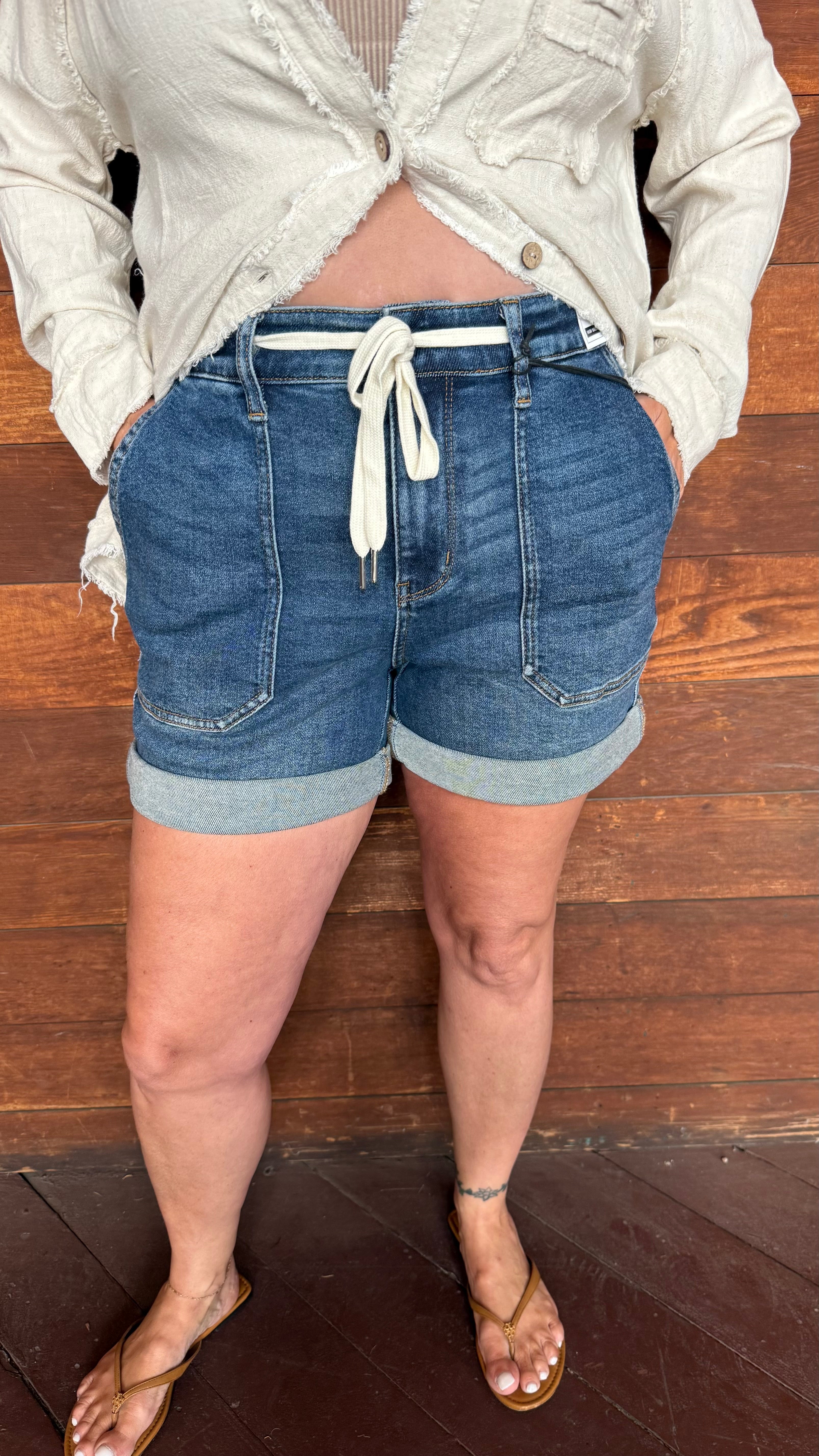 Judy Blue Cuffed Shorts