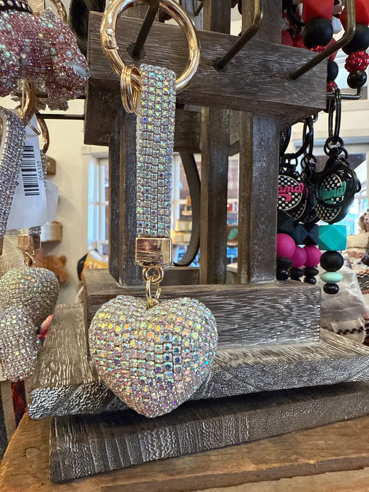 Heart Rhinestone Keychaibn