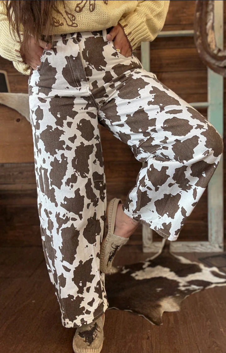 Choco Western Pants
