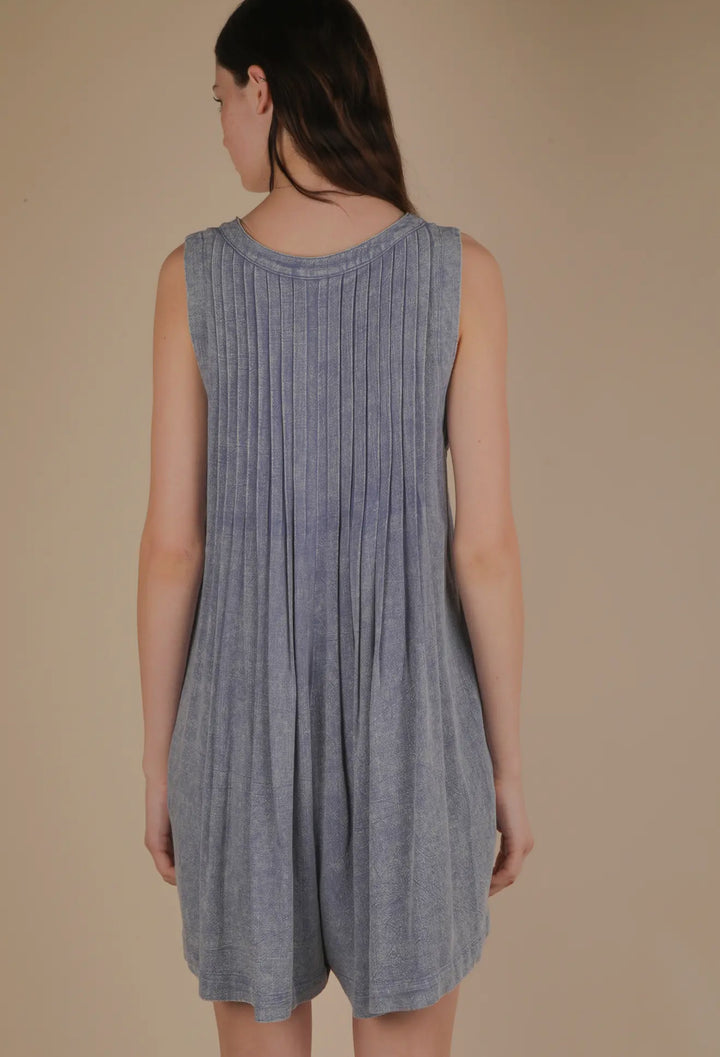 Denim Tie Romper