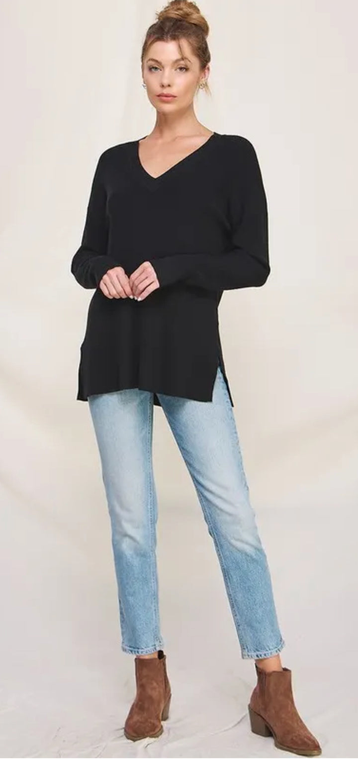 Waffle Knit Sweater