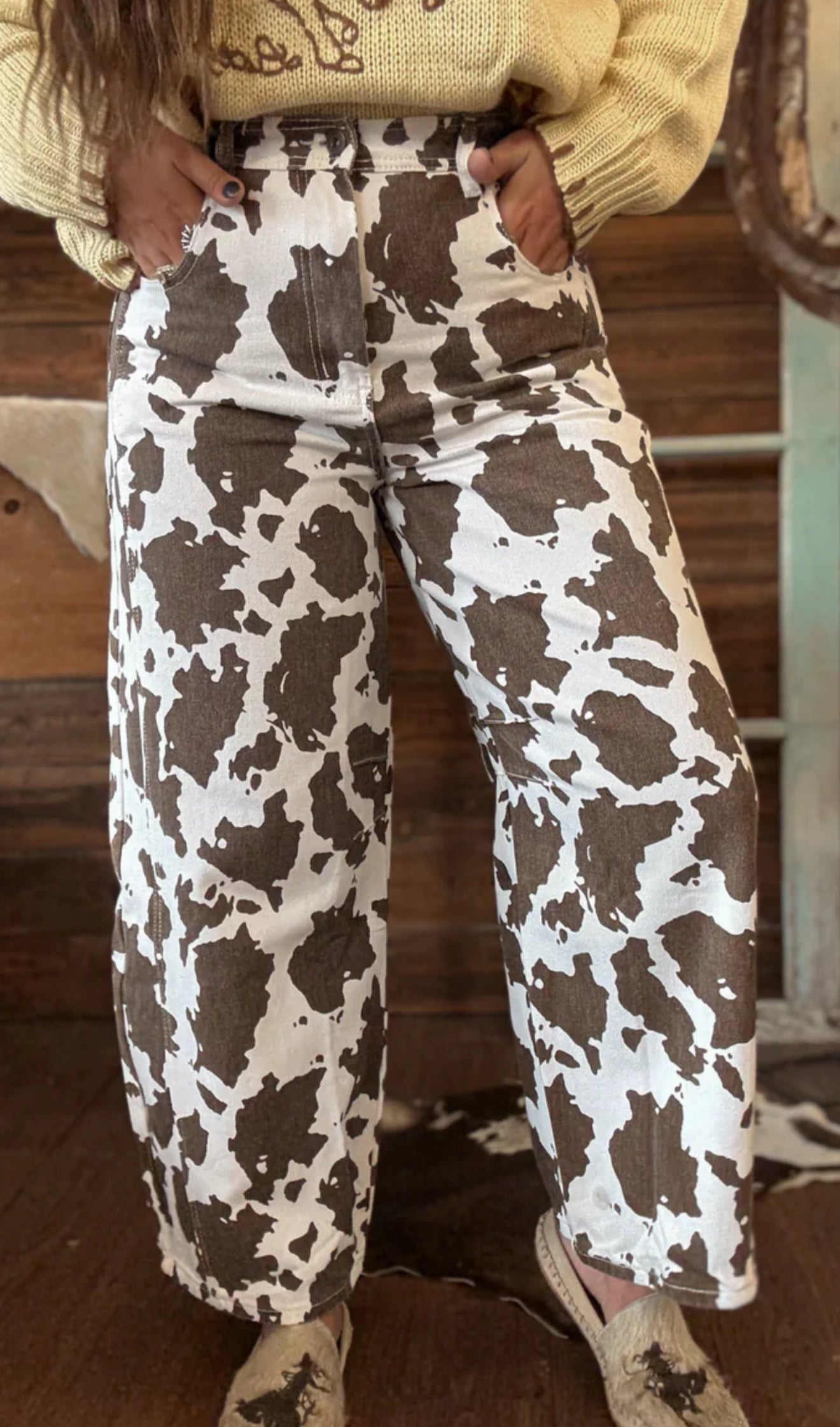 Choco Western Pants