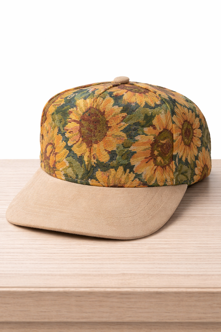 Sunflower Suede Canvas Hat