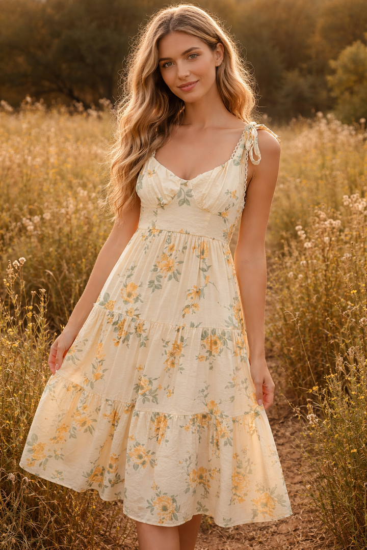 Hop Into Spring Ribbon Dress