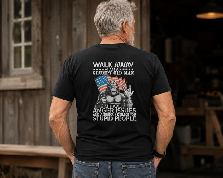 Grumpy Old Man Mens Tee