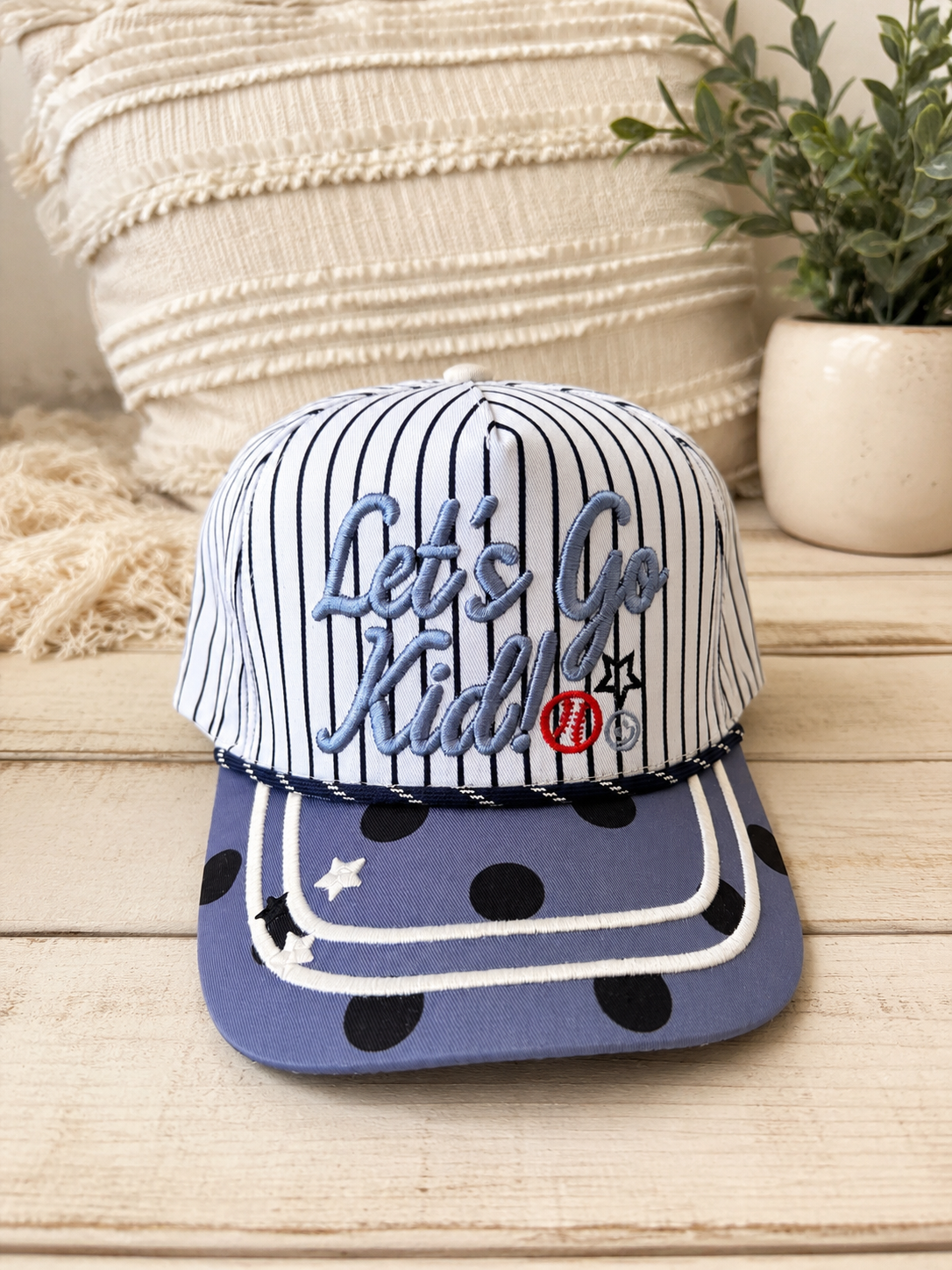 Let's Go Kid Baseball Hat