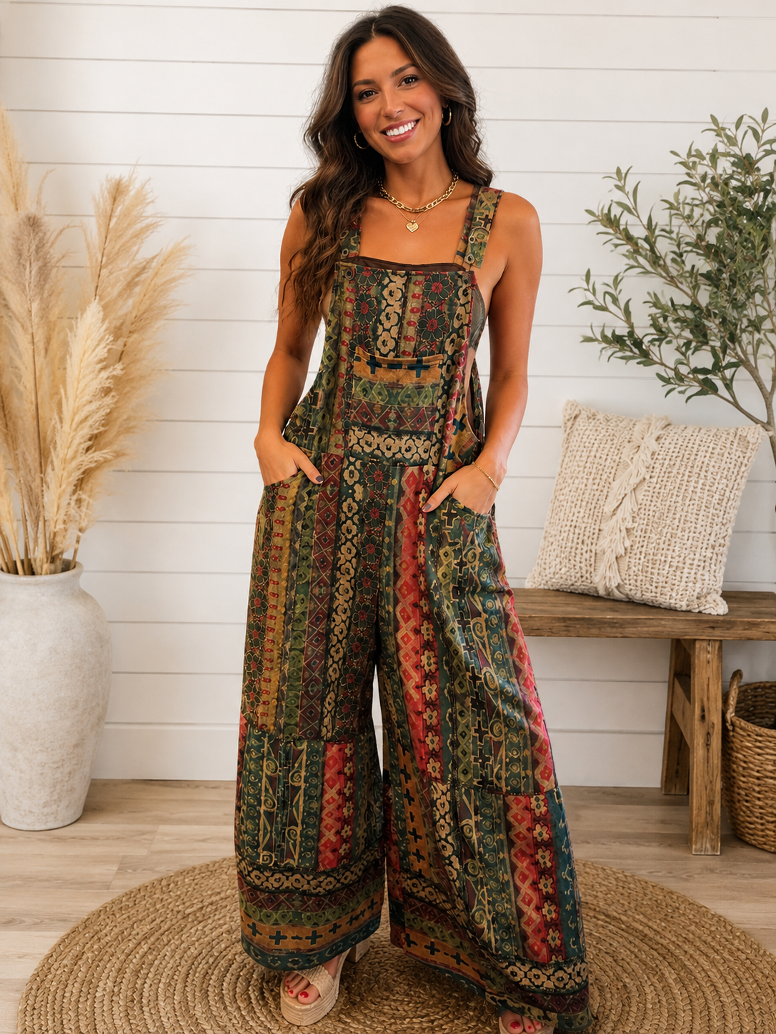 Blue Rust Overalls