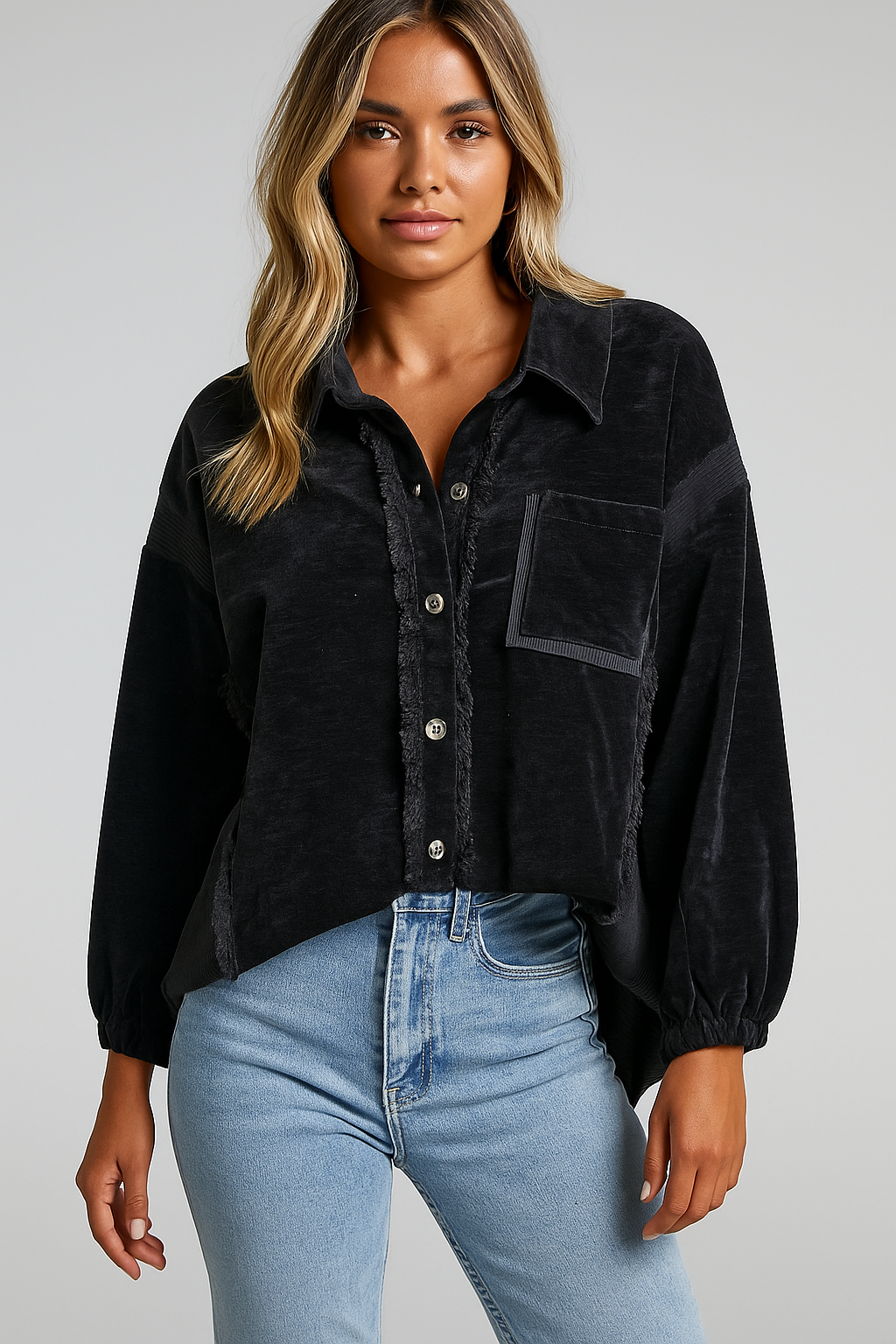 Black Like My Soul Cord Shirt