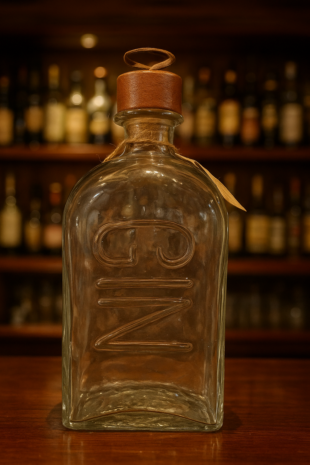 Gin Leather Decanter