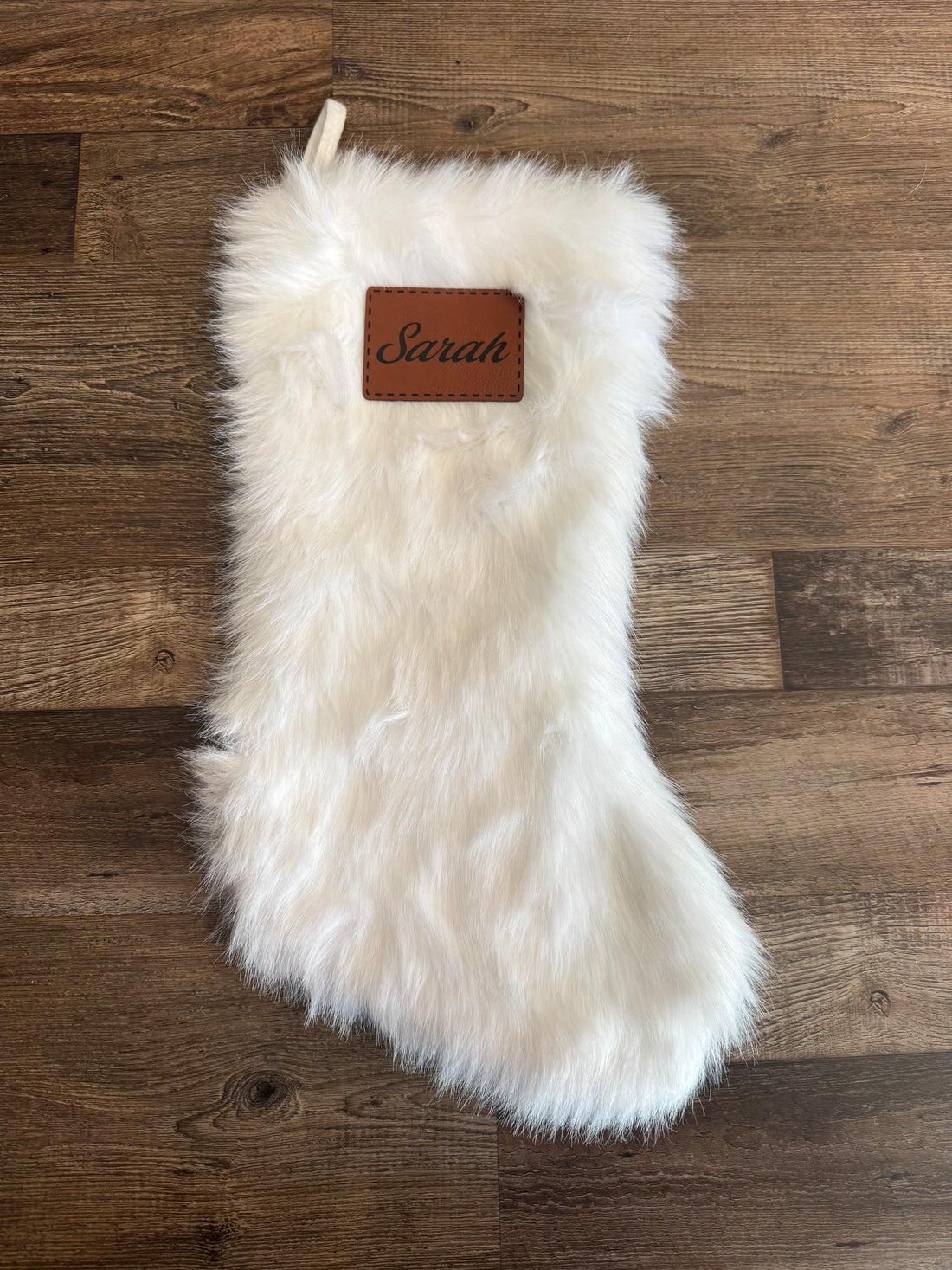 Santa’s Workshop: Leather Patch Stockings