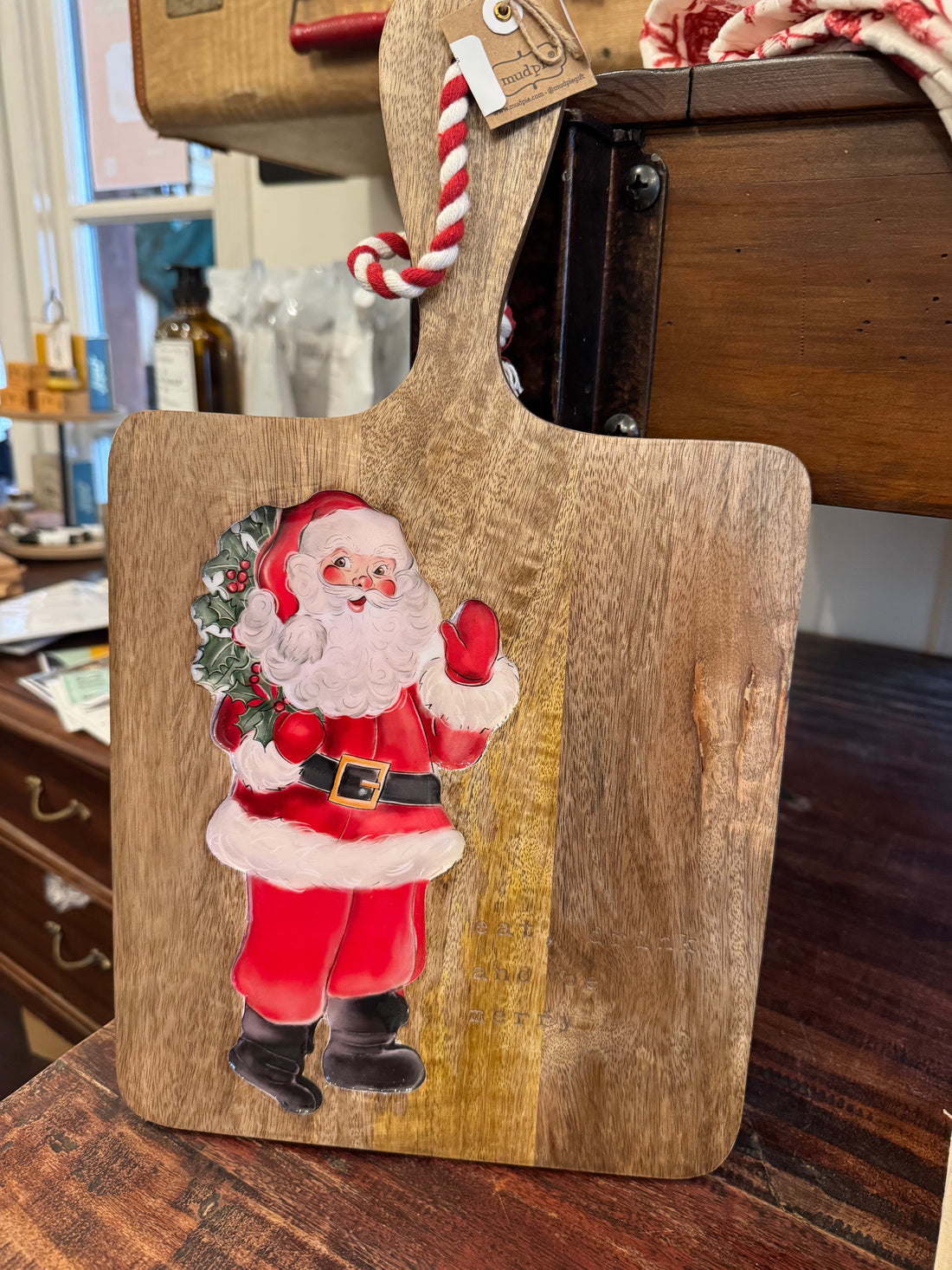 Santa Enamel Charcuterie Boards