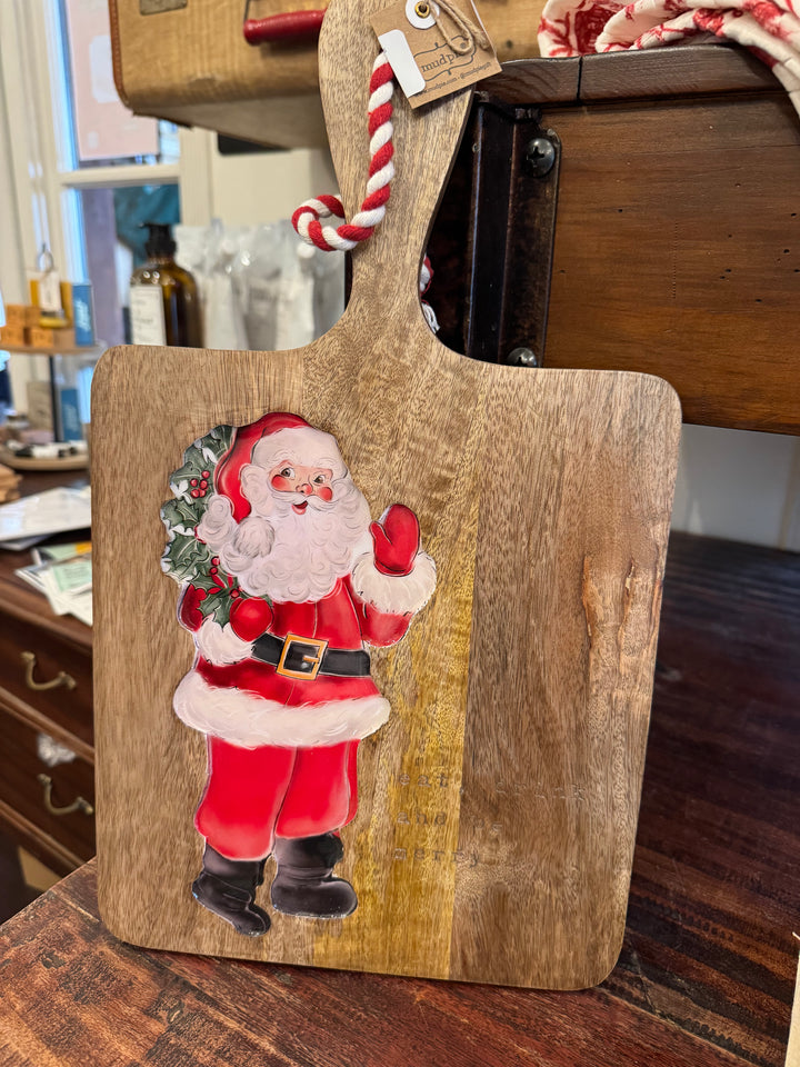 Santa Enamel Charcuterie Boards