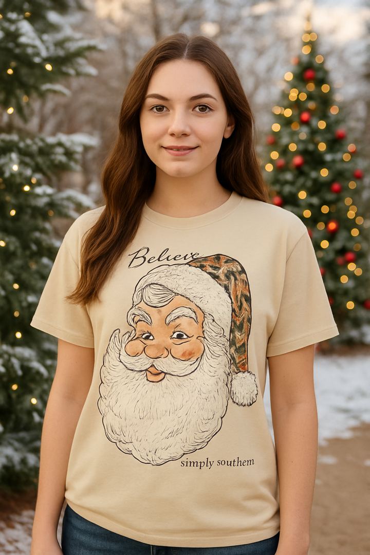 Camo Santa Tee