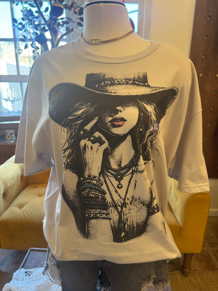 Turquoise Cowgirl Tee