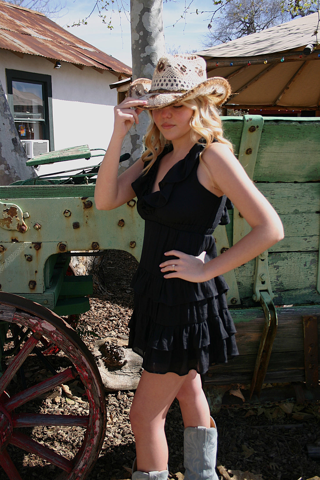 Ruffled Sun-Dress