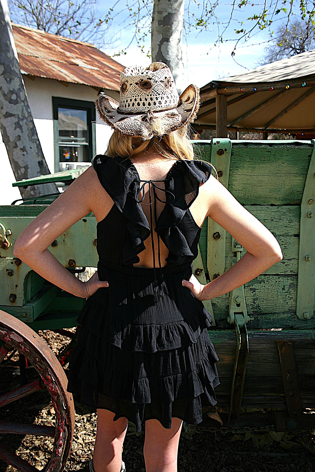Ruffled Sun-Dress