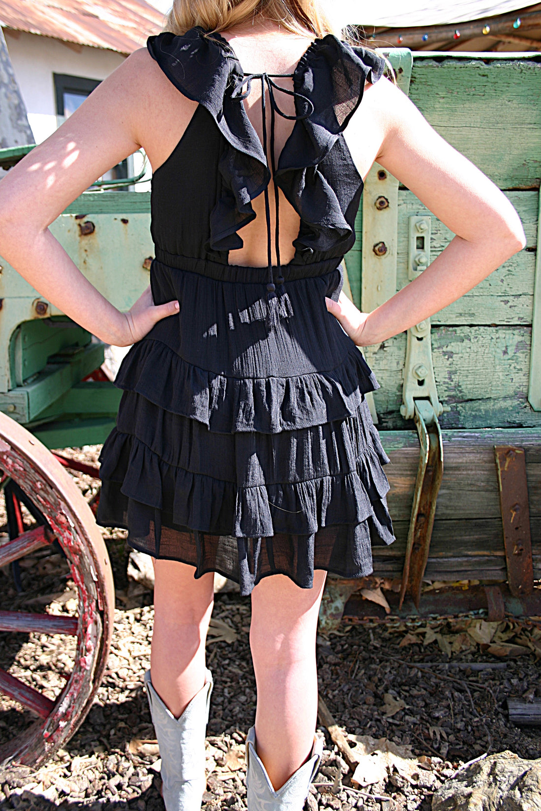 Ruffled Sun-Dress