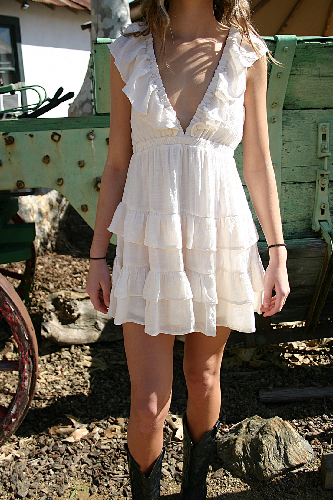Ruffled Sun-Dress