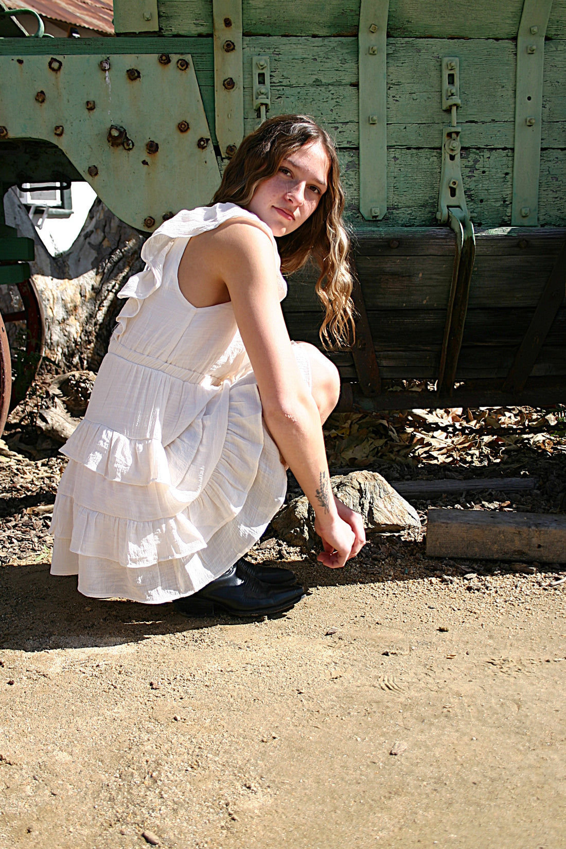 Ruffled Sun-Dress