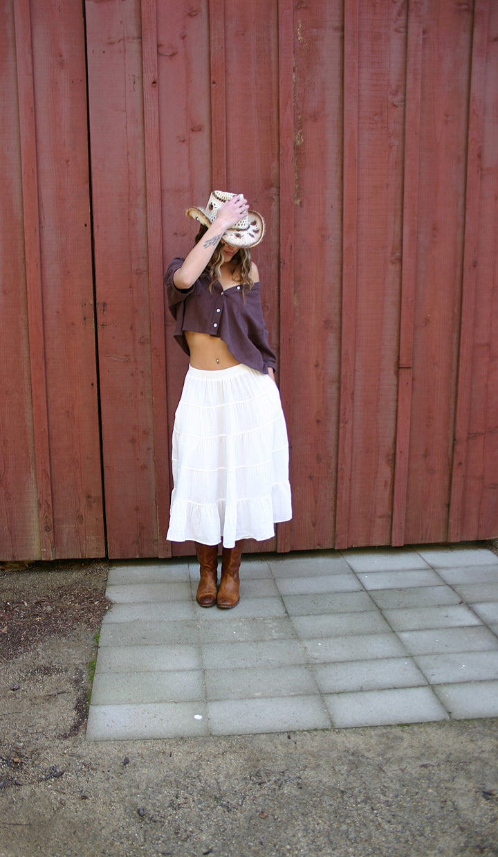 Mid Calf Skirt