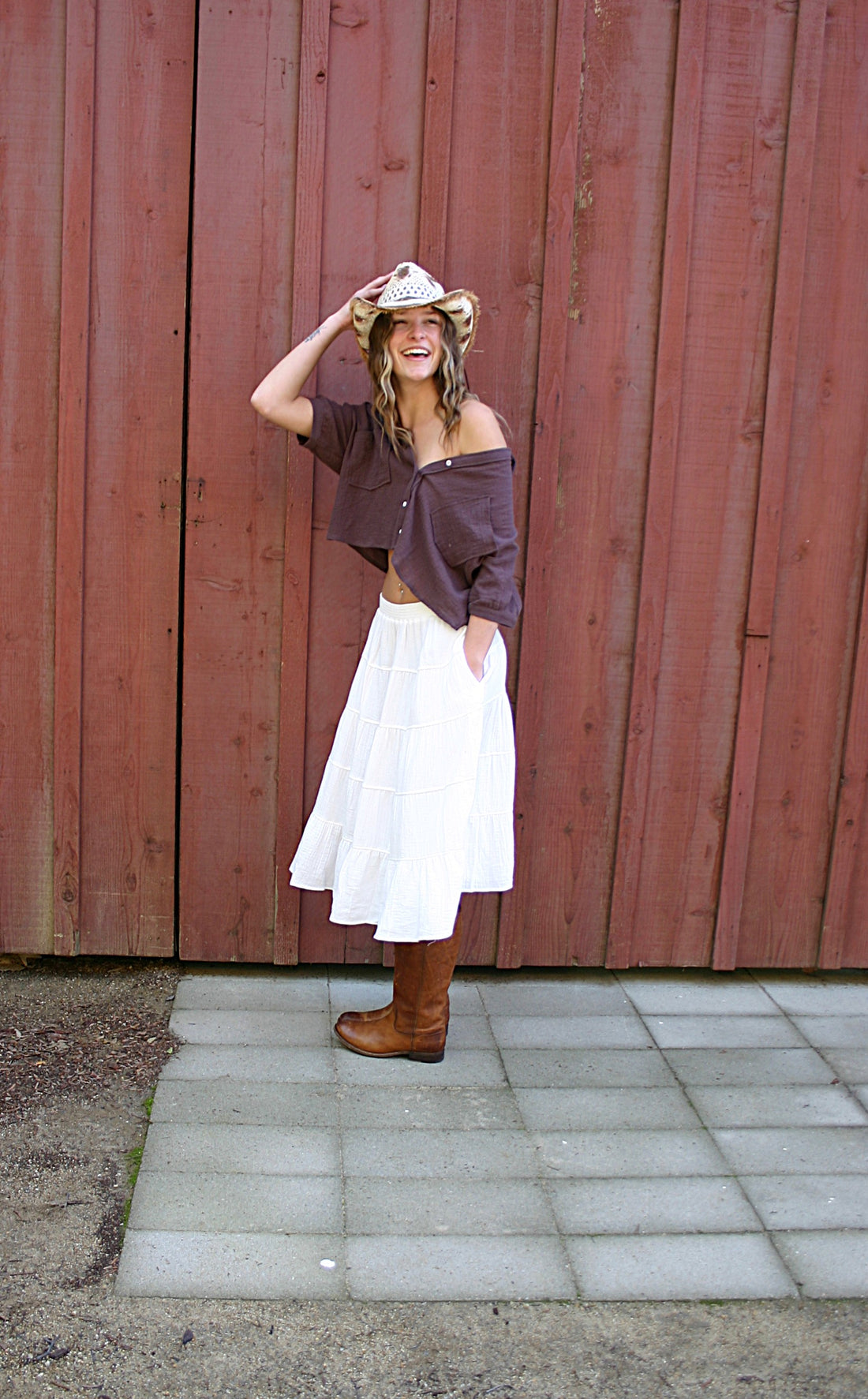 Crop Button Top