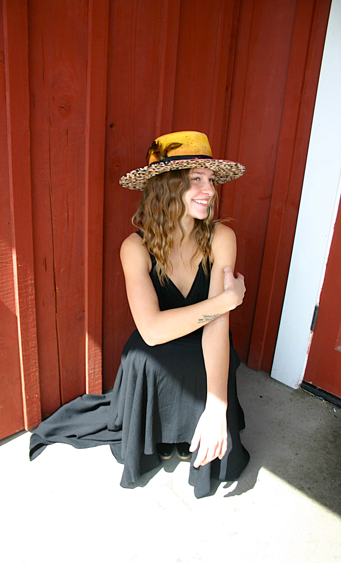 Tiered Black Dress