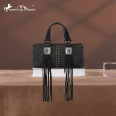 Montana West Fringe Concho Mini Bag