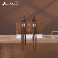 Montana West Fringe Concho Mini Bag