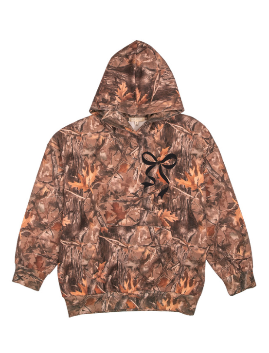Camo Bow Hoodie