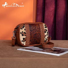 Montana West Tooled Leopard Crossbody