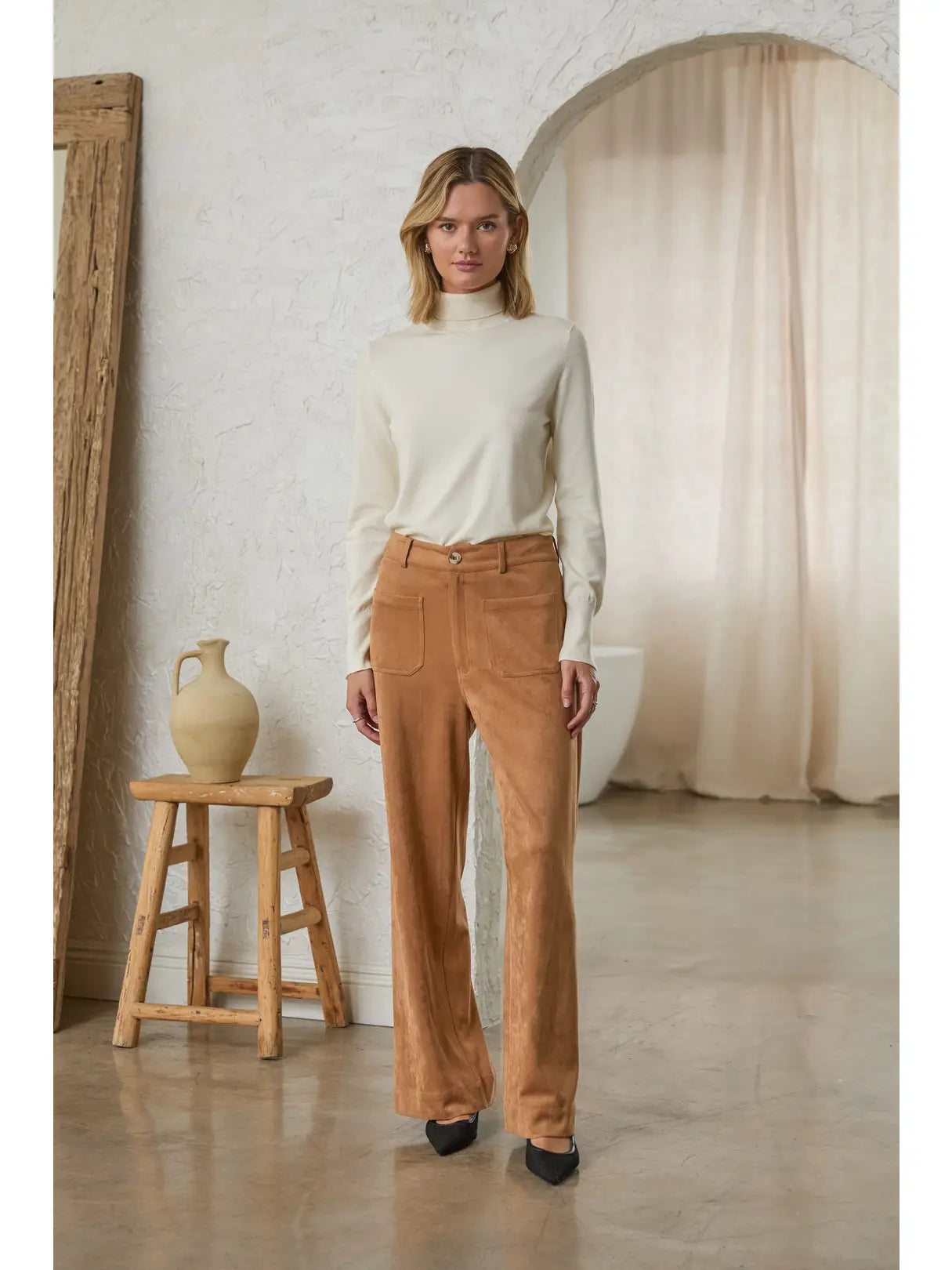 Cowgirl Up Faux Suede Pants