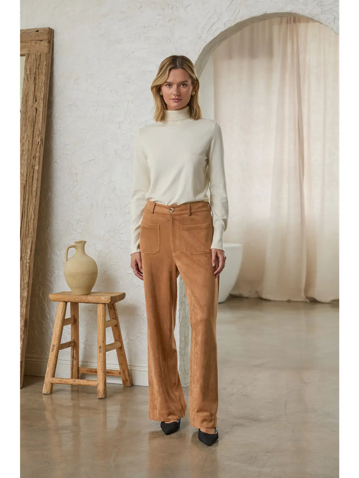 Cowgirl Up Faux Suede Pants