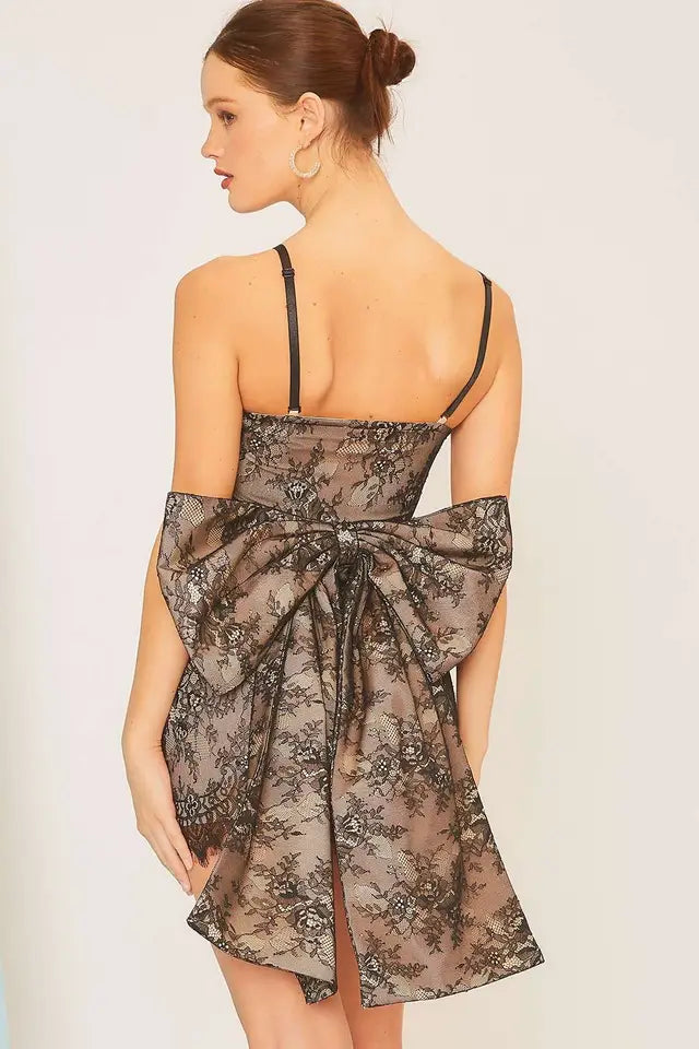 Big Ribbon Cocktail Dress