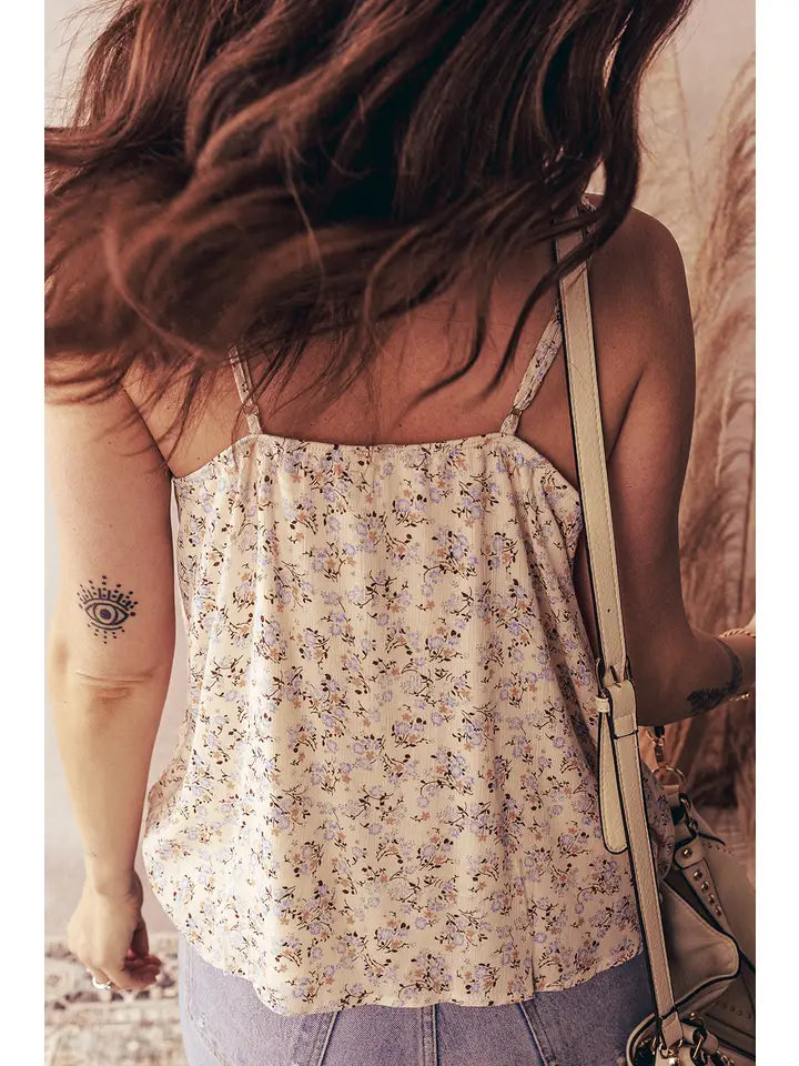 Boho Floral Tank Top
