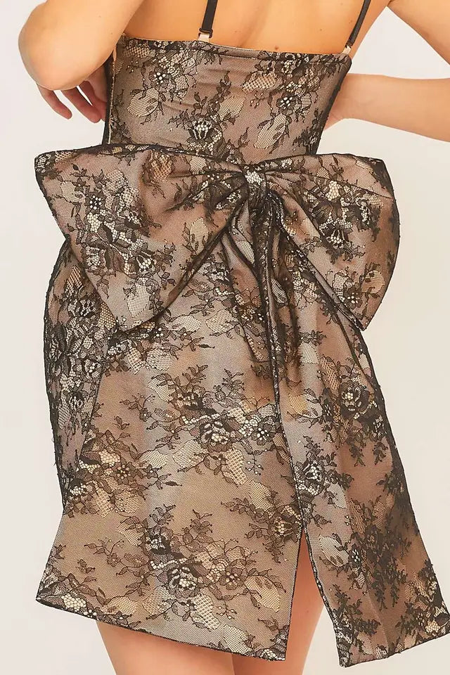 Big Ribbon Cocktail Dress