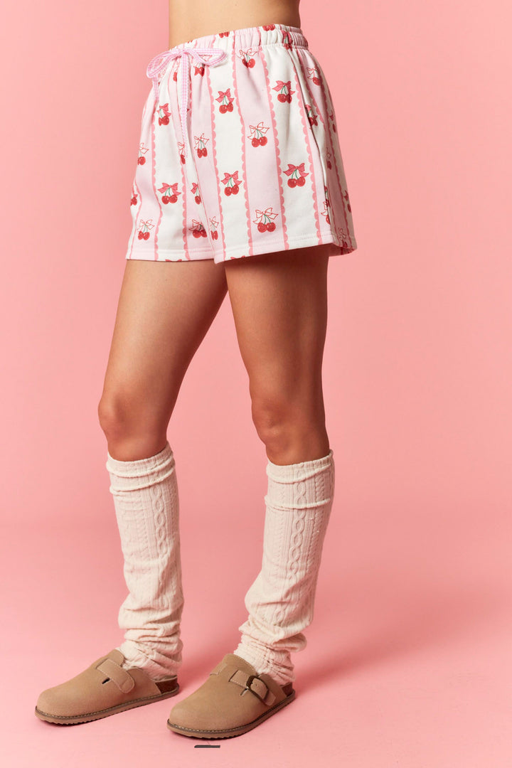 Sweet Cherry Bow Shorts