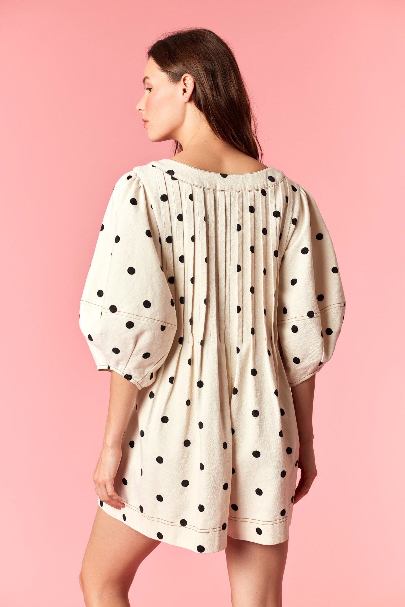 Polka Dot Bubble Romper