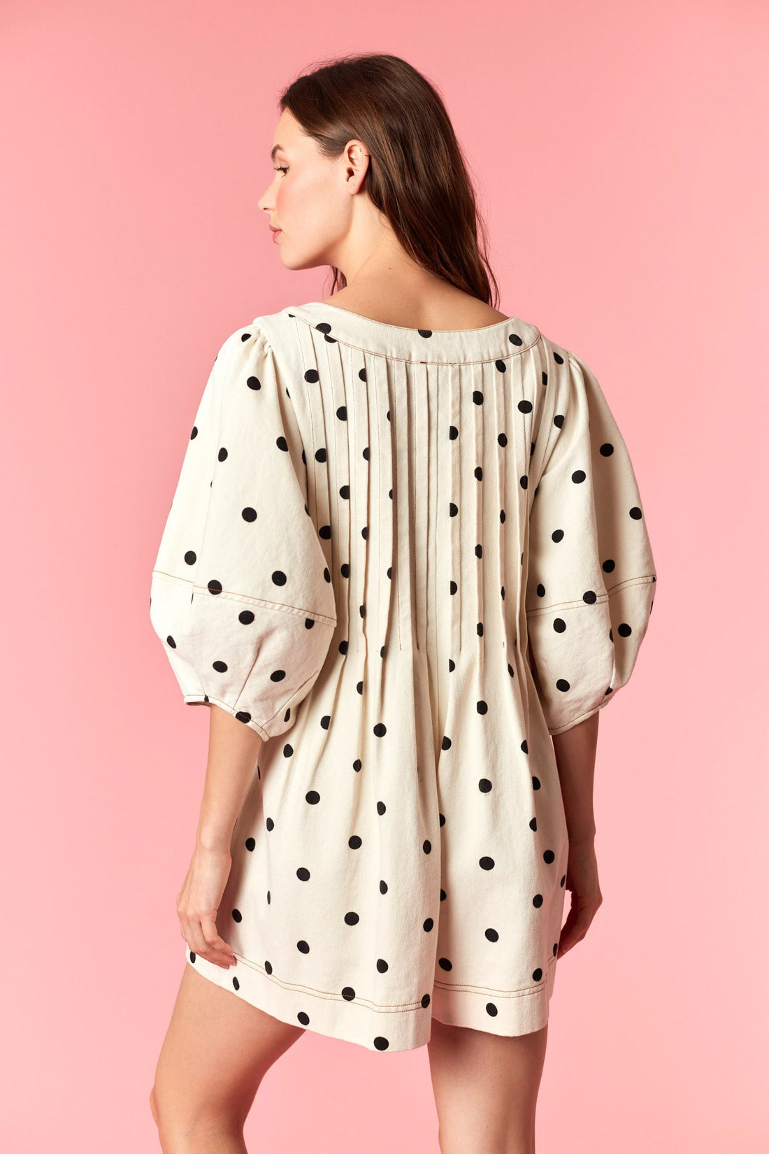 Polka Dot Bubble Romper