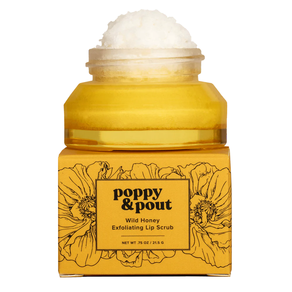 Poppy Pout Wild Honey Lip Scrub