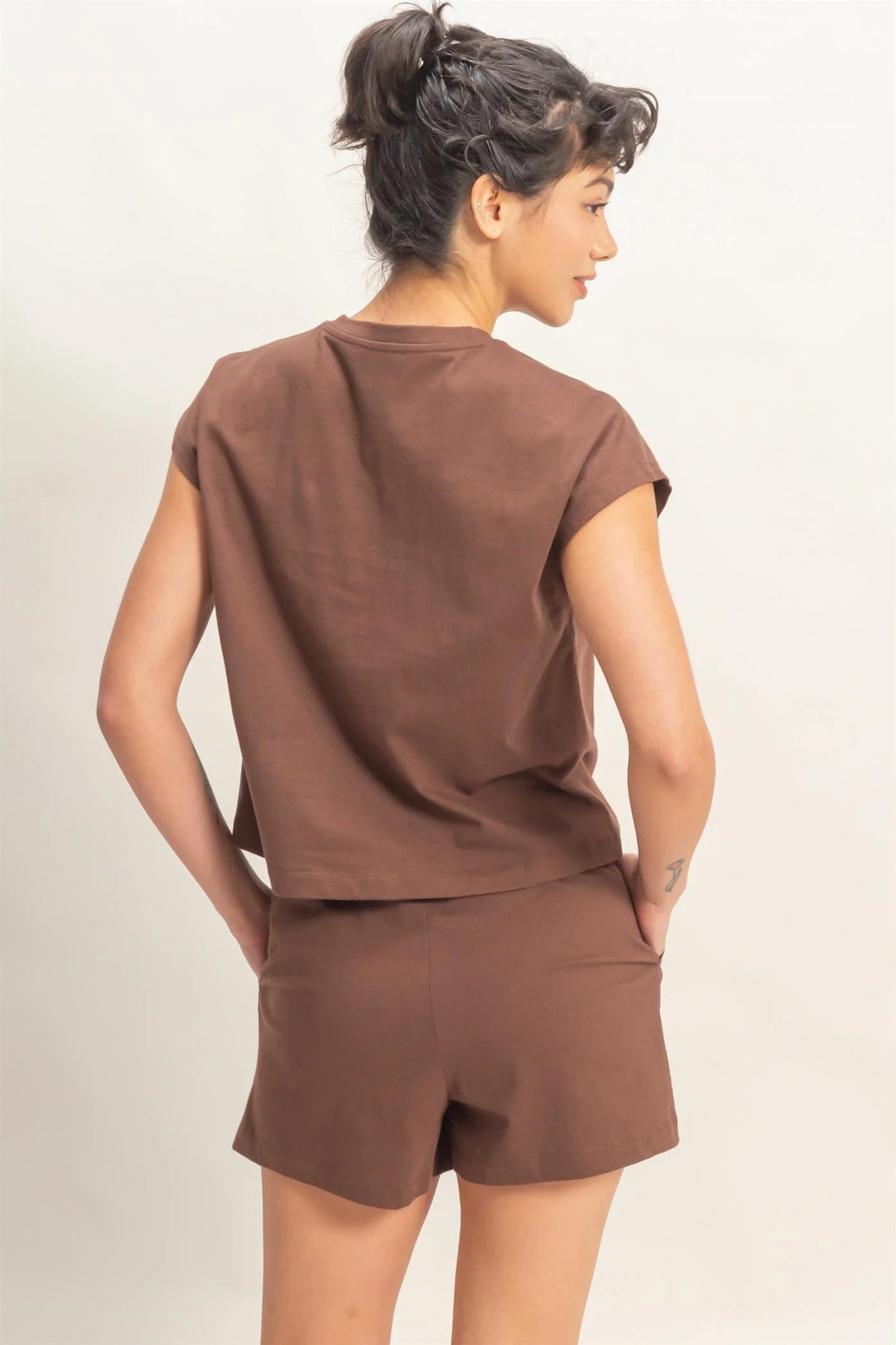Chocolate Muscle Tee and Shorts Set