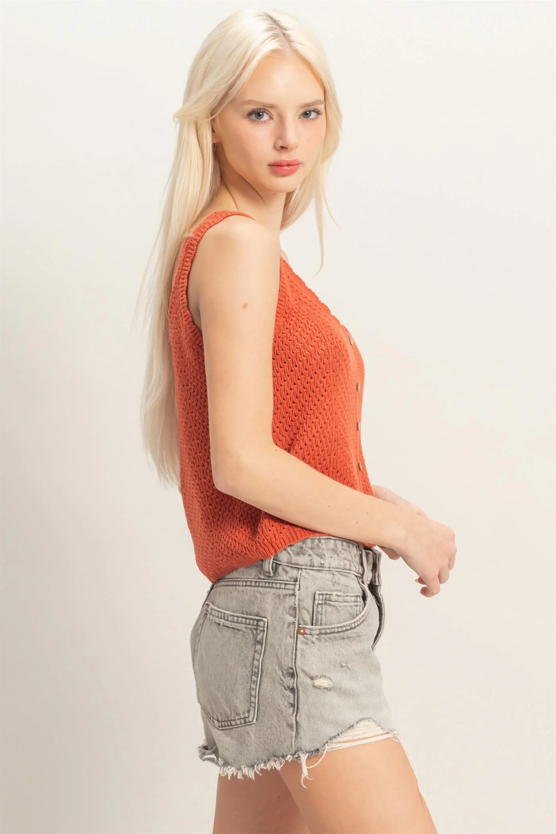 Rust Knit Tank