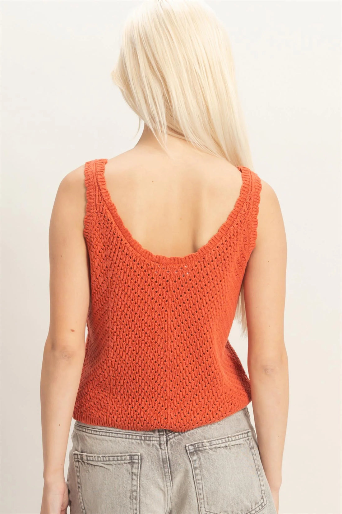 Rust Knit Tank