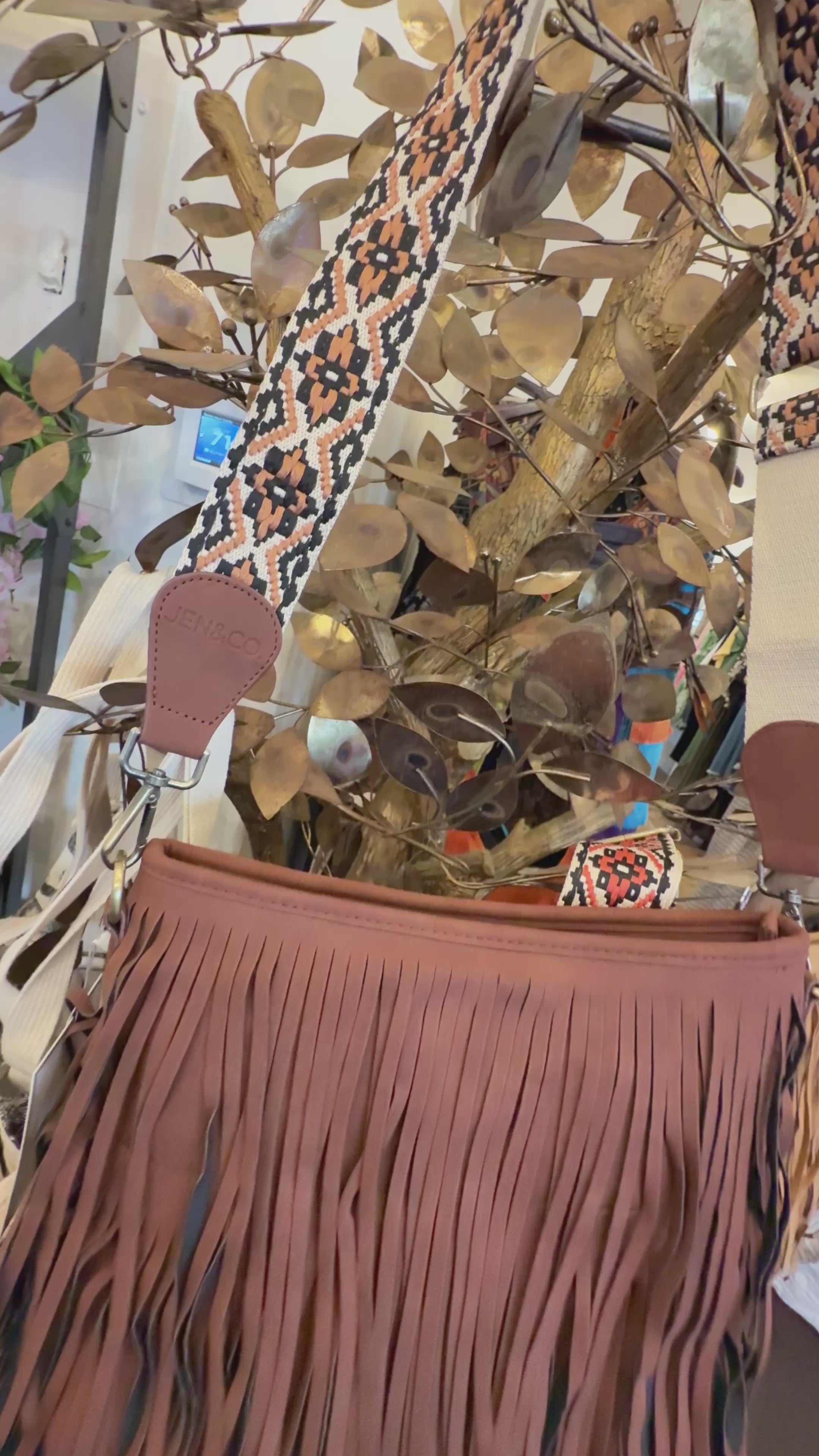 Sadie Suede Fringe Crossbody